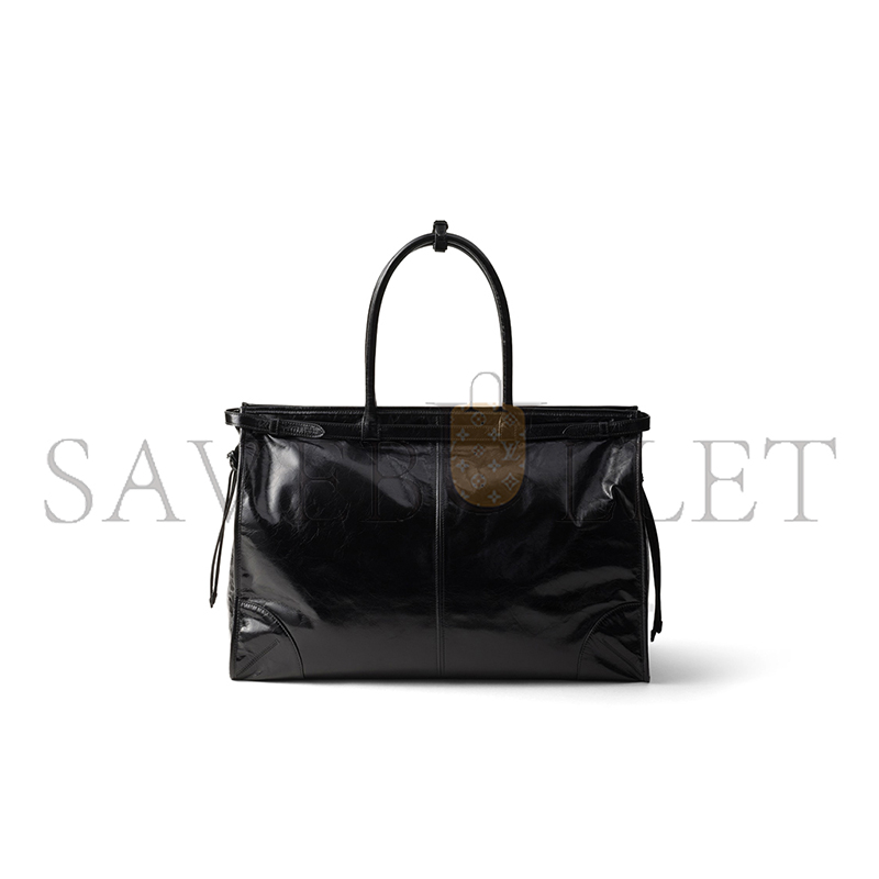 PRADA BONNIE LEATHER TOTE BAG 2VG128 (50*36*17cm)